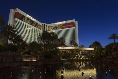 The Mirage Hotel Facade In Las Vegas Nv On June 05 2013 Editorial