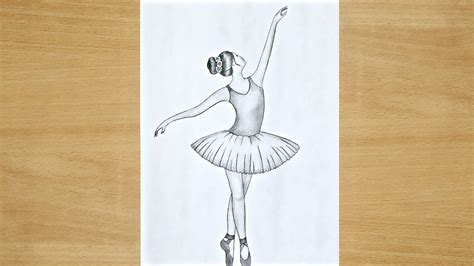 How To Draw A Dancing Girl Step By Step Easy How To Draw Ballet