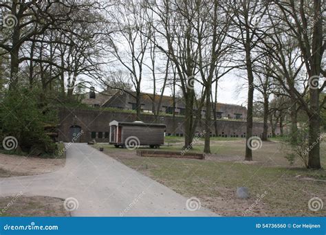 Military Fort Vechten in Bunnik in the Netherlands Stock Photo - Image ...