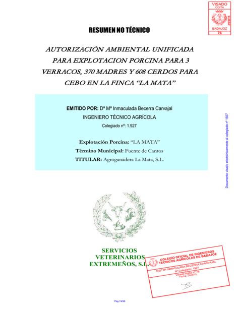 autorización ambiental unificada para explotacion