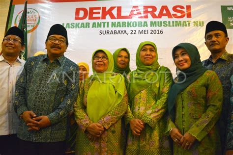 Deklarasi Laskar Anti Narkoba Muslimat Nu Antara Foto