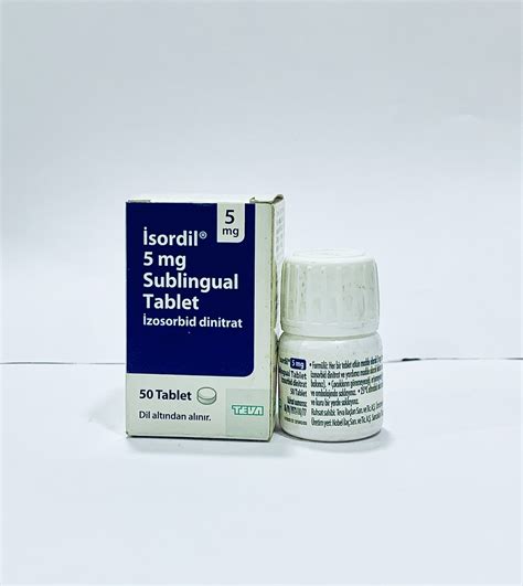 Isordil 5mg Sublingual Tablet x50 | MedeCify