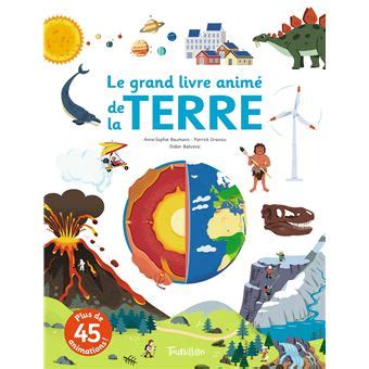 Le grand livre animé de la Terre cartonné Anne Sophie Baumann