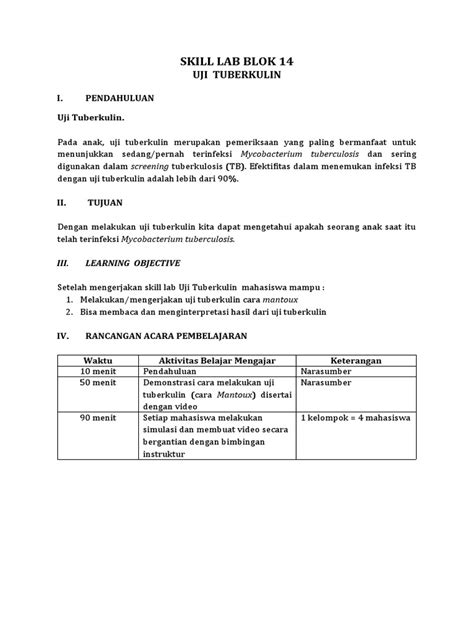 2021 04 12 Panduan Skill Lab Uji Tuberkulin Pdf