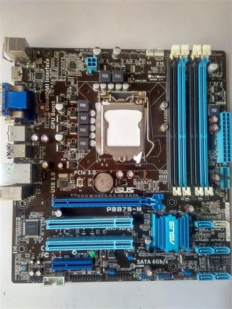 Used Asus P B M Desktop Pc Motherboard B Socket Lga I I I