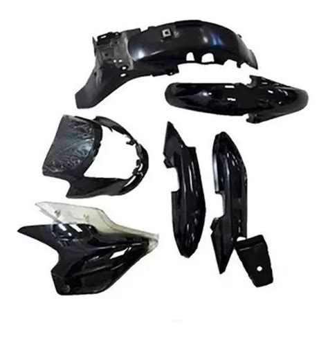 Kit Plasticos Honda Storm 125 Negro Motos Coyote