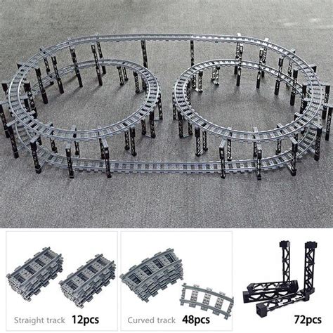 Lego City Trains Train Track Rail Straight Rails | Train Particle ...