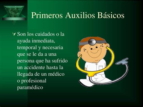 PPT Primeros Auxilios Básicos PowerPoint Presentation free download