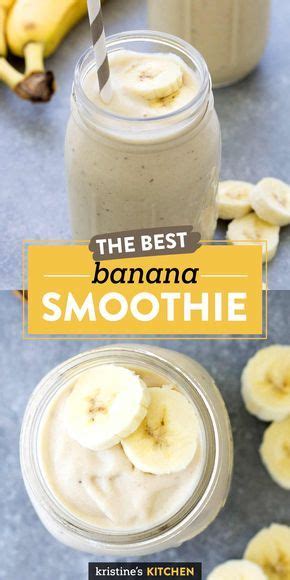 Banana Smoothie Simple And Healthy Smoothie Diet Healthy Smoothies