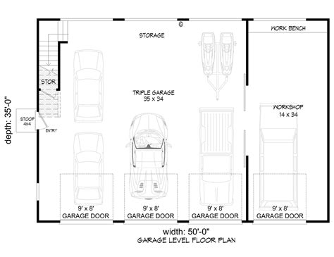 Four Car Garage Plans