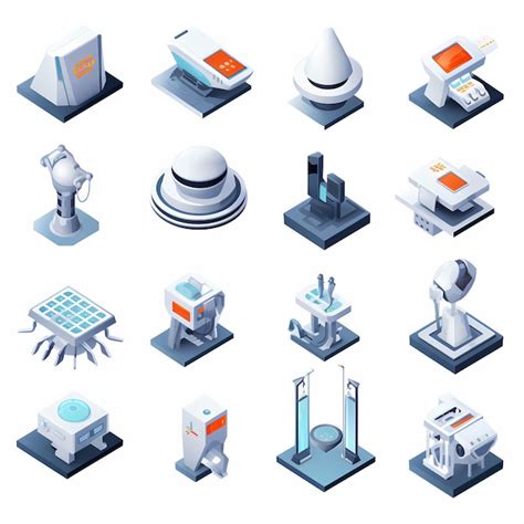 Premium Ai Image Sleek And Modern Finance Isometric Icons For The