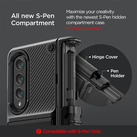 Sleek Rugged Galaxy Z Fold 4 S Pen Minimalist Case By Vrs Design Vrs