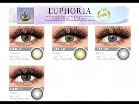 LENTES DE CONTATO FRESHLADY EUPHORIA ANUAL YouTube