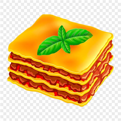 Cartoon Vector Lasagne Pasta Italian Food Hd Png Citypng