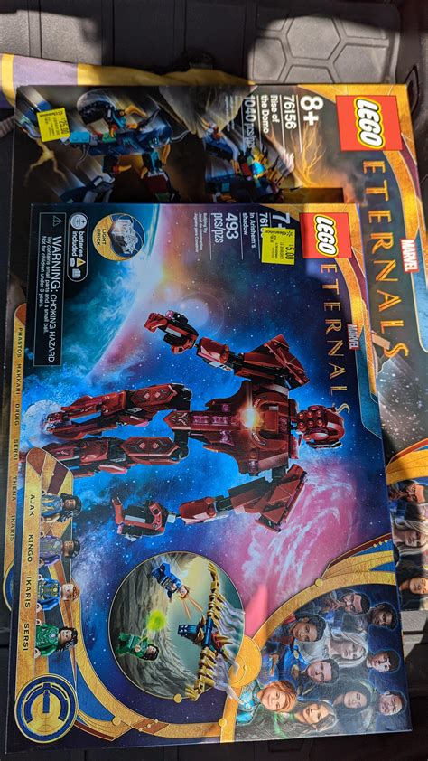 Check your local Walmarts. Mine was clearing out eternals sets : r/lego