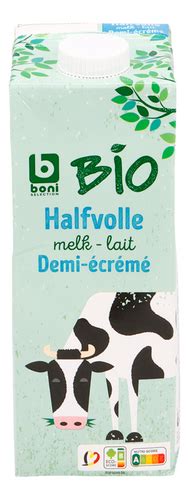 BONI BIO Halfvolle Melk Brik 1L Colruyt Collect Go