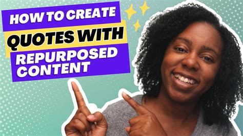 How To Create Quotes In Canva With Repurposed Content YouTube