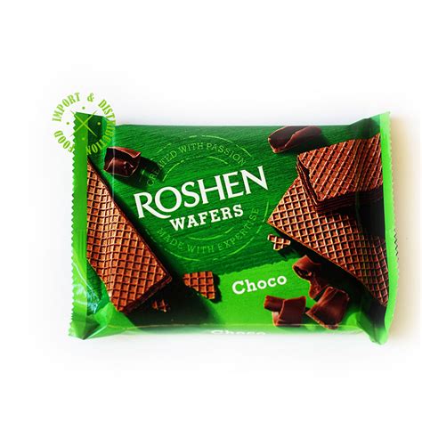 Wafelki Roshen Wafers Hazelnut Orzechowe G Ukraina Kraftgroup Pl