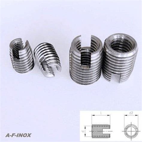 Gewindeeinsatz Selbstschneidend Edelstahl Va M M Selftapping