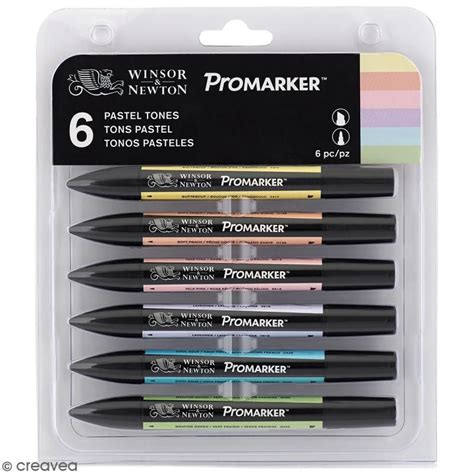 Feutres à alcool ProMarker Couleurs pastels 6 pcs Artist Markers