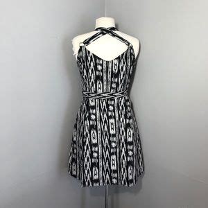 RACHEL Rachel Roy Dresses Rachel Rachel Roy Blackwhite Ikat Cotton