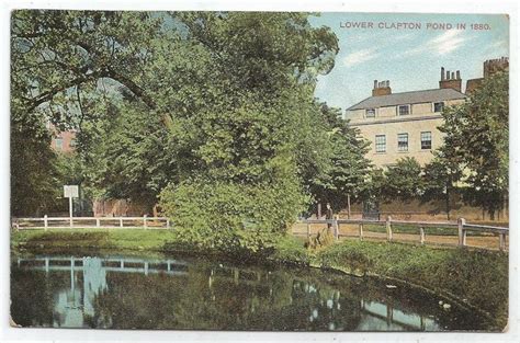 Clapton Pond In 1880 Hackney London Hackney Old Photos