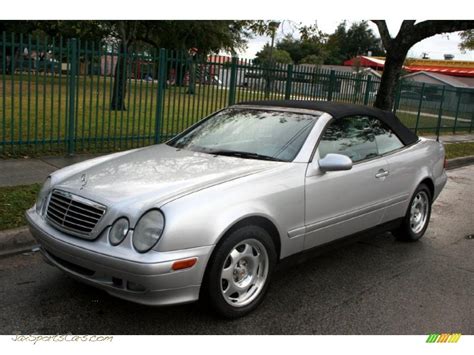 1999 Mercedes Benz Clk 320 Convertible In Brilliant Silver Metallic 003989 Jax Sports Cars