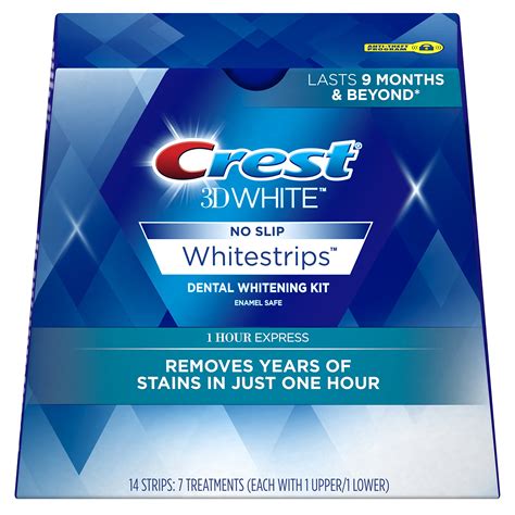 Buy Crest 3d Whitestrips 1 Hour Express Teeth Whitening Strip Kit 14