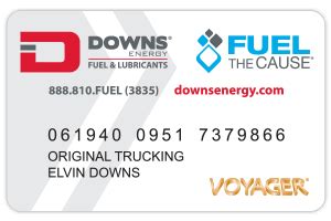 Voyager | Downs Energy | Commercial Fuel, Fleet Cards and Lubricants in ...