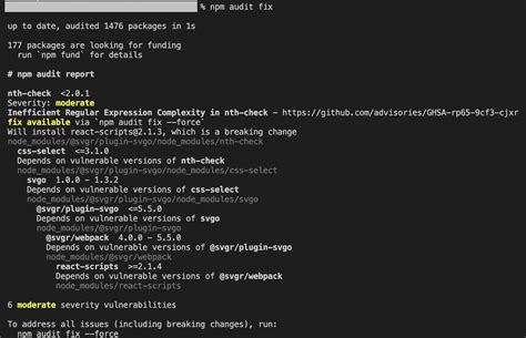 Node Js Npm Run Build Fail To Compile When Npm Audit Fix I Got This