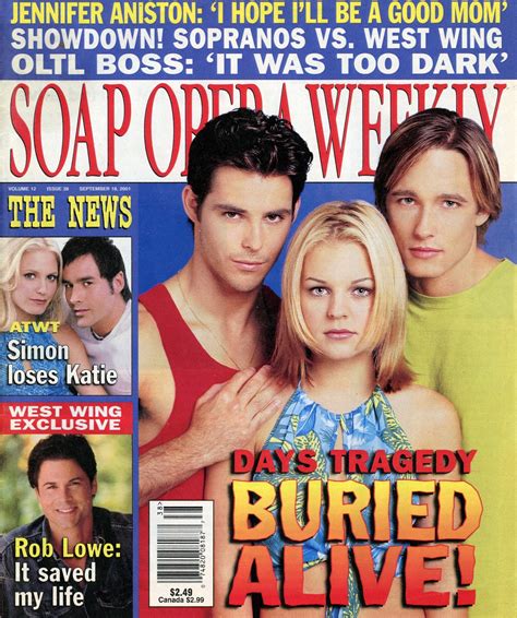 Soap Opera Weekly Cover September 18 2001