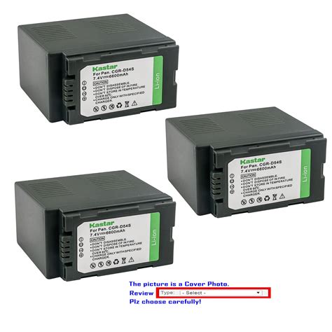 Kastar Replacement Battery For Panasonic Cgp D54 Cgp D54s Vw Vbd29 Vw Vbd55 Ebay