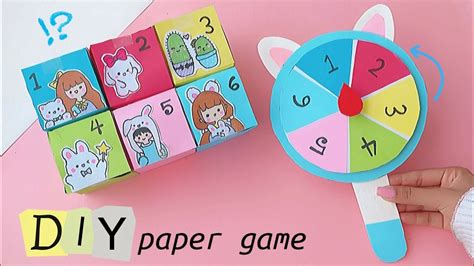 How To Make Paper Game Idea DIY Paper Game Handmade Paper Game