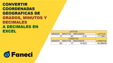 Convertir Coordenadas De Grados Minutos Segundos A Coordenadas Hot