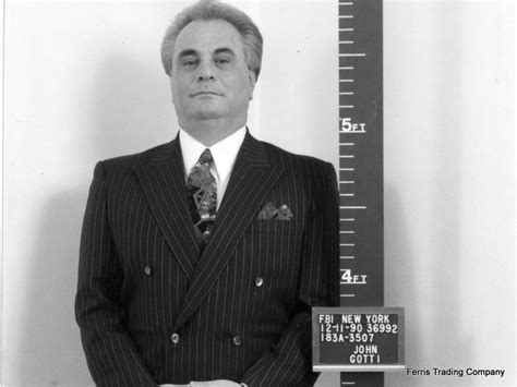 John Gotti Mugshot Photo 1990 NYC Photograph Mafia - Etsy