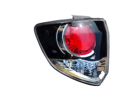 Latest Tail Light Lamp Assembly Fortuner Type Type Black Finish