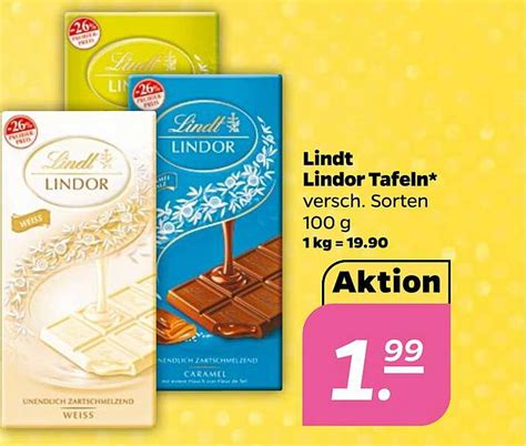 Lindt Lindor Tafeln Angebot Bei Netto Prospekte De