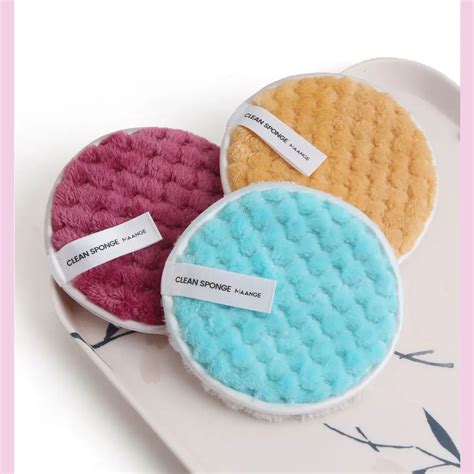 Pc Fashion New Reusable Makeup Removal Pad Soft Double Sided Sponge