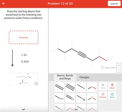 Solved Draw The Starting Alkyne That Would Lead To The Chegg