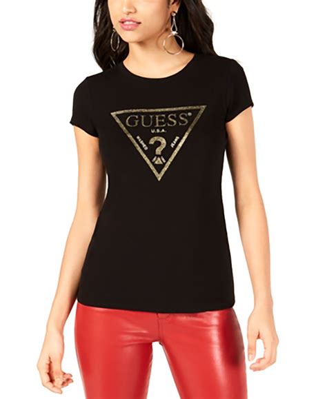 Brand Guess Style T Shirts Gender Womens Made In China Wash Machine Wash Material 95