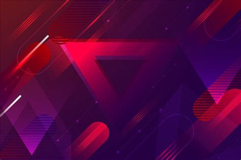 Premium Vector Abstract Futuristic Background With Red Lines