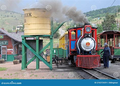 Cripple Creek And Victor Narrow Gauge Railroad Editorial Stock Image Image Of America Gauge