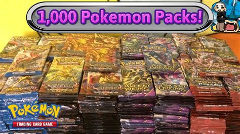 1 000 Pokemon Pack Opening Largest Pokemon TCG Card Opening On YouTube