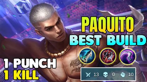 1 Punch 1 Kill Paquito Best Build And Gameplay 2021 ~ Build Paquito