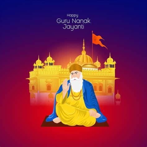 Premium Vector Guru Nanak Jayanti Creative Design