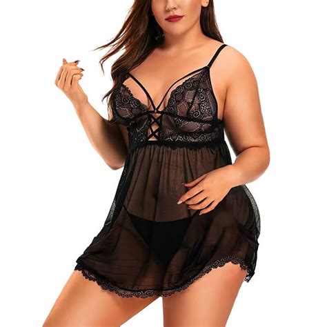 Plus Size See Through Lingerie Sexy For You Chic Lover