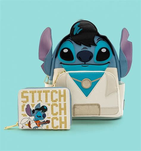 Loungefly Disney Elvis Stitch Zip Around Wallet