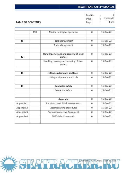 Health And Safety Manual Synergy Maritime Pvt Ltd 2022 PDF