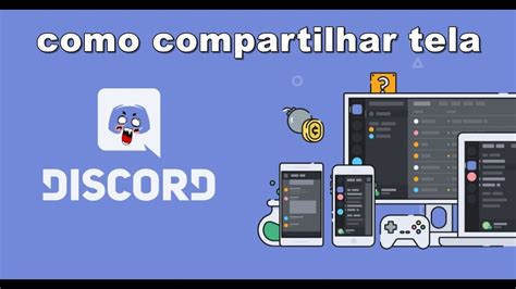 Como Transmitir Compartilhar Tela No Discord Muito Facil Simples Youtube