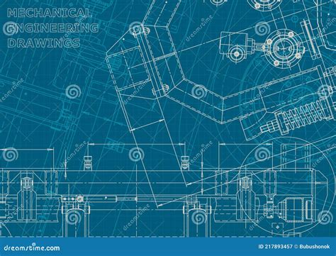 Blueprint Corporate Style Mechanical Instrument Making Technical